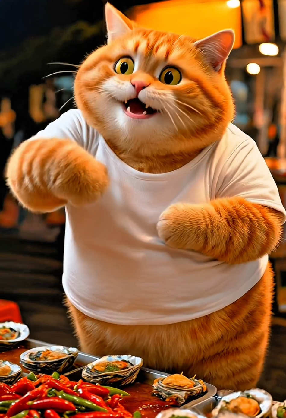 #funnycat #funnyvideos #aivideos #orangecat 