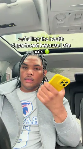 Calling the health department because I’m not a antnivore…