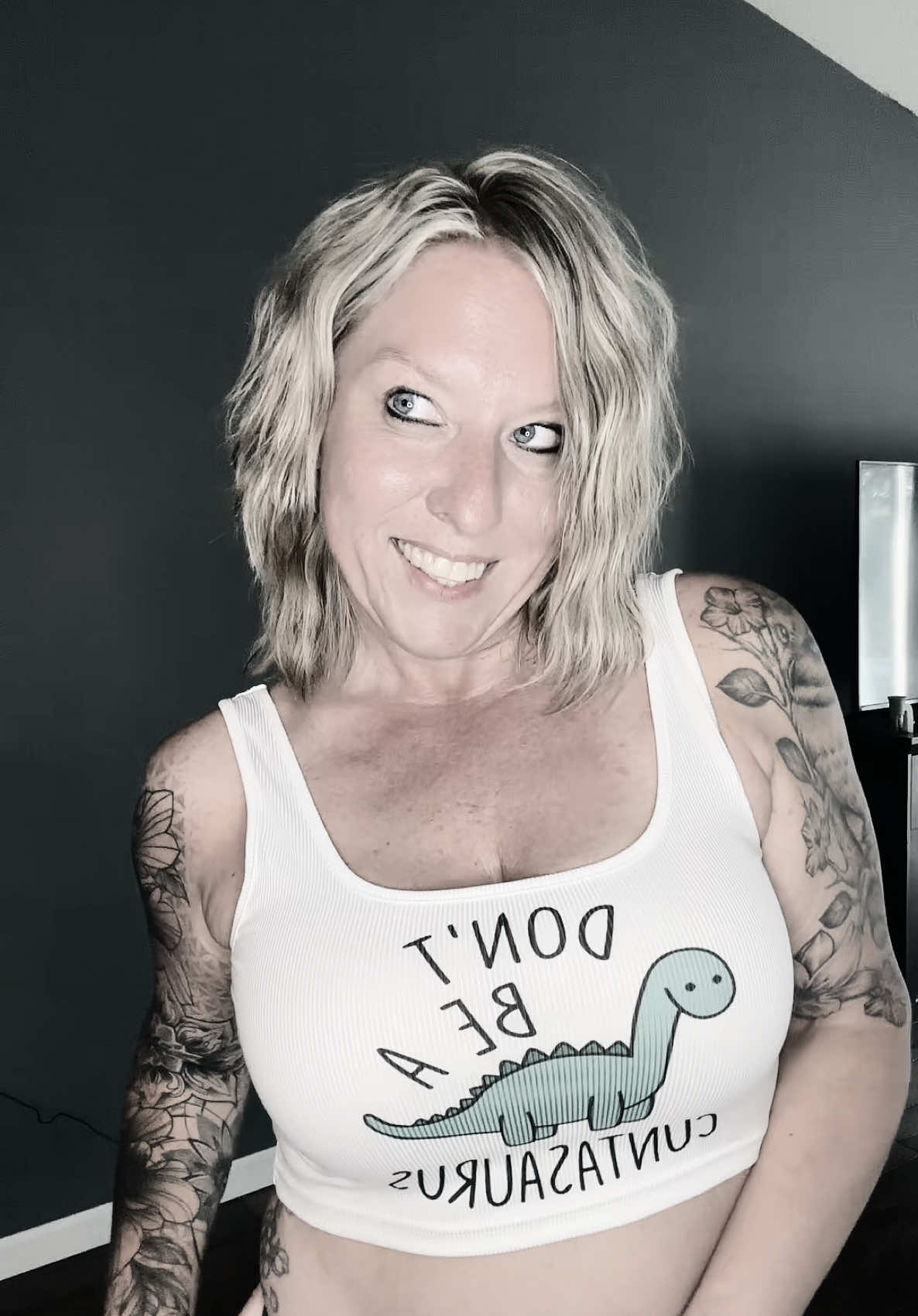 #mn_blueeyes #girlswithtattoos #over40 #alwayssmile 
