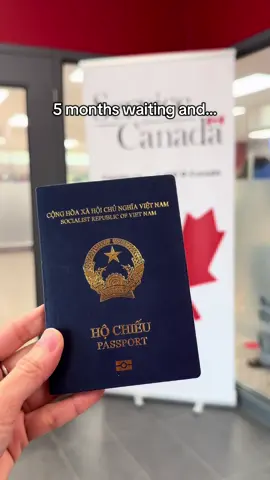 Getting Canadian Passport just in 5 months processing 🙏🏼🇨🇦 #canadapassport #citizenshipcanada #dhscanada #cuocsongcanada #passportprocessing 