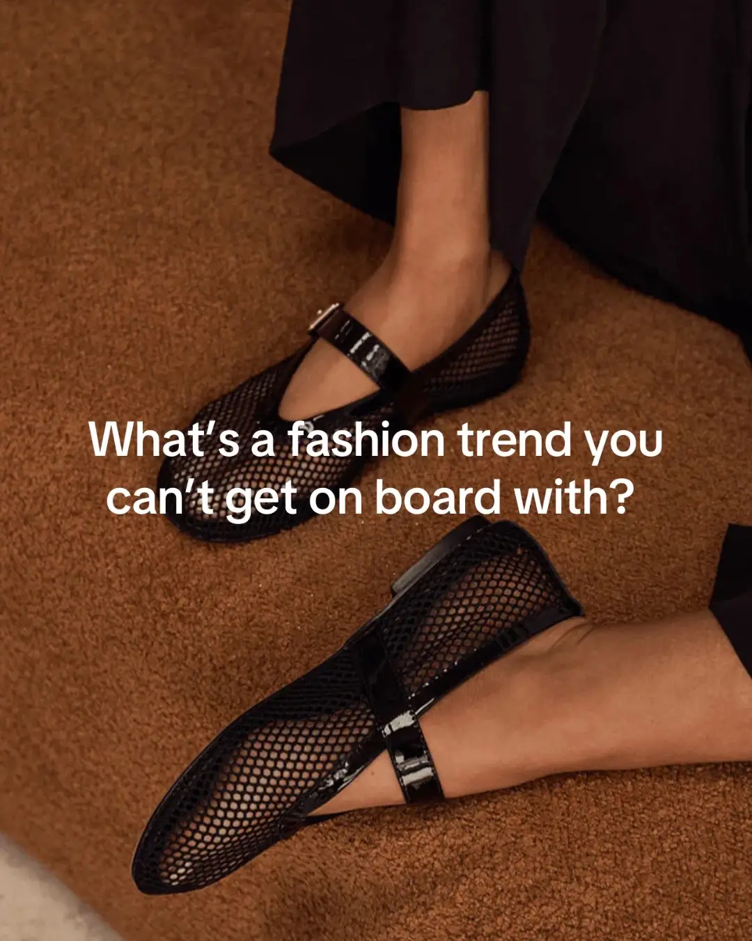 I literally loathe mesh shoes. #fashiontrends