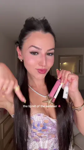 This lip combo is the literal emoji 👄 #lipkit #lipproducts #lipcombo #liptutorial #pinklipcombo 