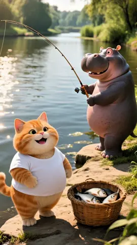 The meal is really sumptuous 😼#funnycat #funny #funnyvideos #aivideo #fyp 