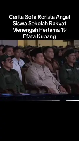 *🎯 “Sekolah Rakyat: Jembatan dari Keterbatasan Menuju Masa Depan”* Sekolah Rakyat adalah sebuah terobosan pendidikan yang bermakna dan transformatif di Indonesia. Program ini bukan sekadar sekolah, melainkan simbol harapan dan keadilan sosial bagi anak-anak dari keluarga miskin dan miskin ekstrem.  Sekolah Rakyat adalah wujud nyata dari cita-cita bangsa bahwa pendidikan sebagai hak. Ia hadir sebagai jembatan antara keterbatasan dan harapan, antara kemiskinan dan masa depan yang cerah. Di sinilah anak-anak belajar bukan hanya membaca dan berhitung, tapi juga bermimpi dan berjuang. *_#Cerdas_Bersama_* *_#Tumbuh_Setara_* *Terimakasih Pak Presiden* *Semoga Tuhan Jaga Bapak Baik - Baik* Salam Hangat  *Sofa Rorista Angel* (Siswa Sekolah Rakyat Menengah Pertama 19 Efata Kupang)  ❤️❤️❤️❤️ #sekolahrakyat #prabowosubianto 