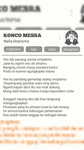 bagian 28 • lirik lagu konco mesra #laguviral #fyppppppppppppppppppppppp #fyp #beranda 