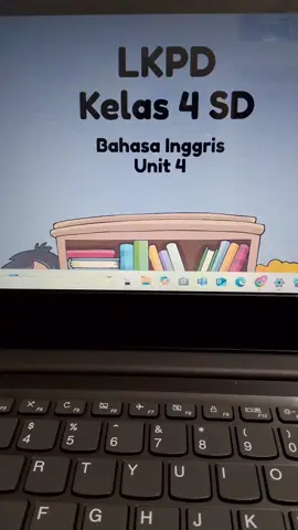 LKPD bahasa Inggris kelas IV unit 4. bisa membantu untuk latihan anak-anak #lkpd #lkpdbahasainggris #english
