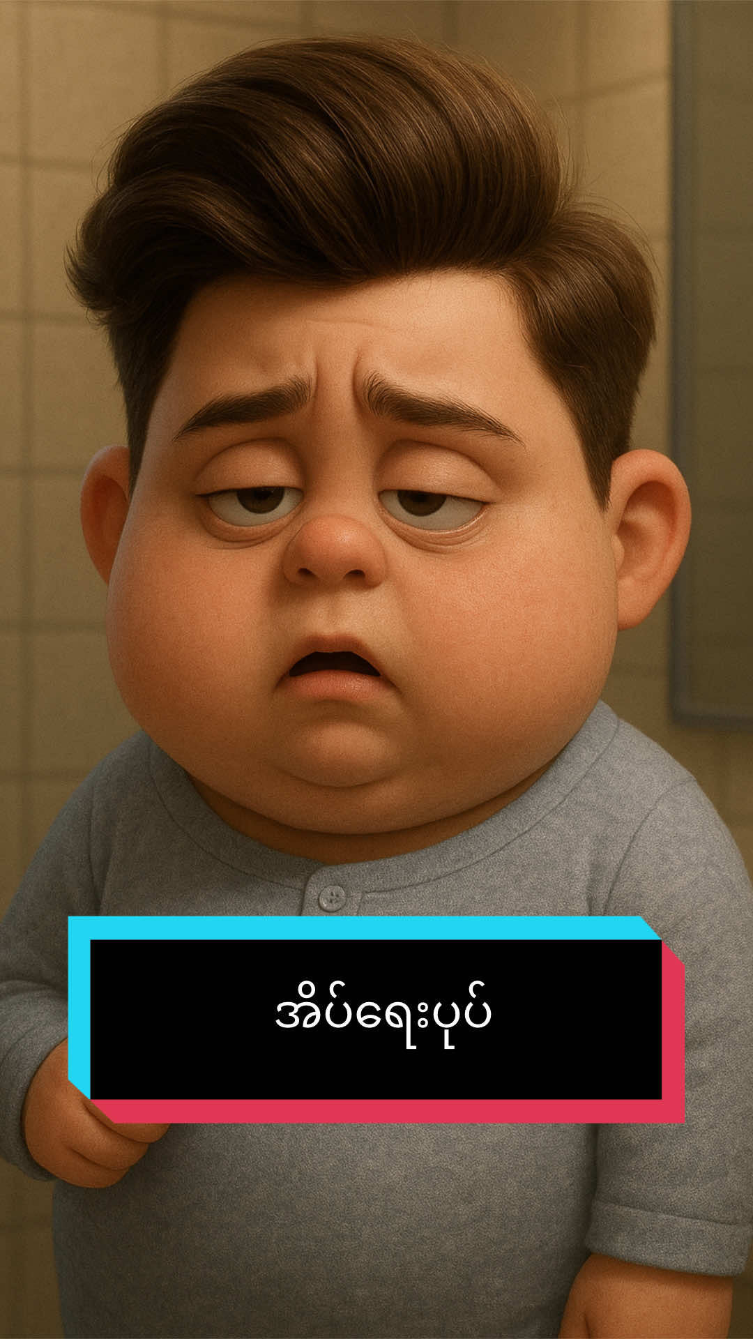 အိပ်ရေးပုပ် 🤭 #AI #fyp #foryou 