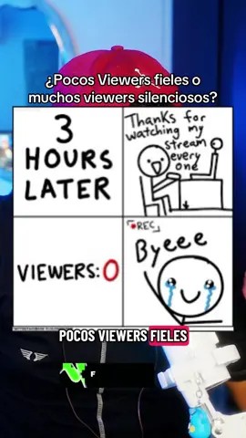 Viewers fieles o muchos Viewers silenciosos? #ferrplayer #gamer #views #fieles #gaming 