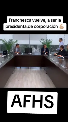 Franch vuelve, a ser la presidenta, de la corporación 💪🏼 #alfondohaysitio 