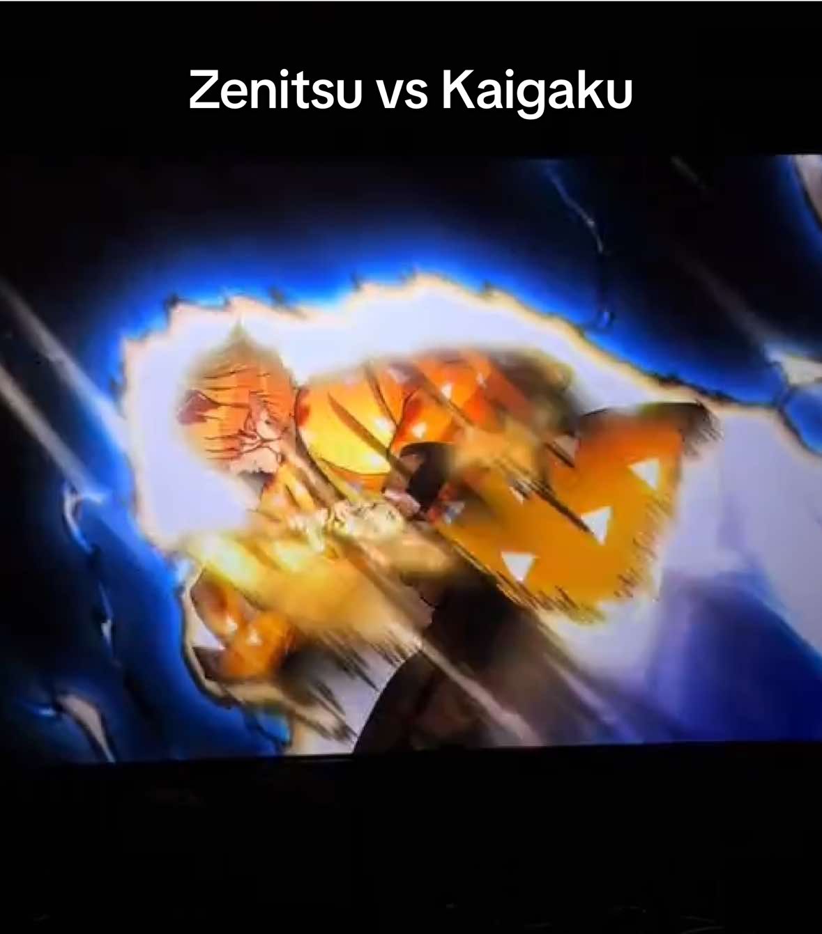 Zenitsu sử dụng hơi thở của sấm sét thức thứ 7 Hoả Lôi Thần. #xuhuong #zenitsuvskaigaku #zenitsu #kimetsunoyaiba #vohanthanh 