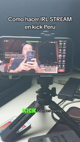 Como hacer Irl streaming en kick in real life stream con app desde el celular moblin. #kick #streaming 