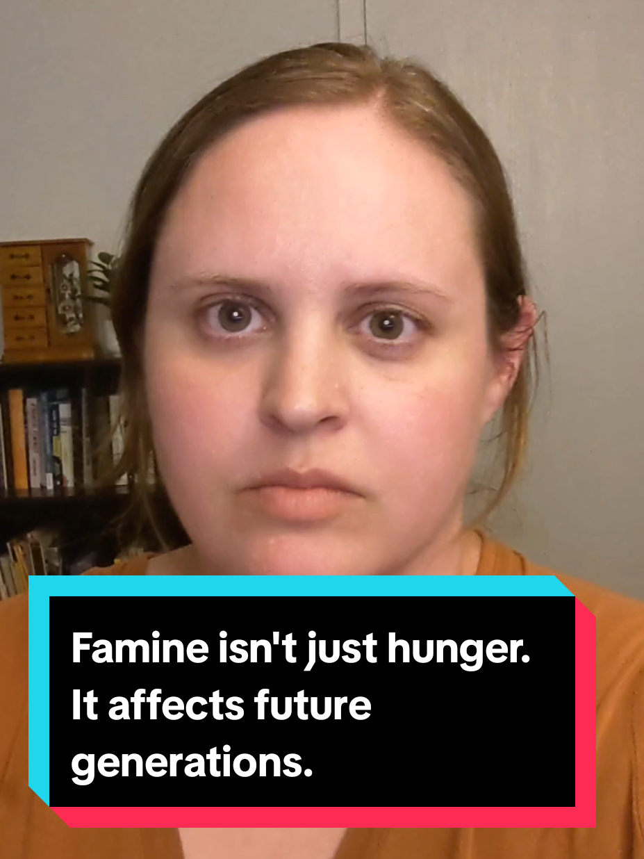 The UN has now confirmed famine in Gaza. Please understand that this is not a natural disaster. It is man-made. Starvation is being used as a weapon of war. This is war crime under international law. Famine scars generations. Children who survive may never grow or learn the same. Babies are born too small to live. Trauma is carried into the future, written into bodies, passed down to generations of people who don't even exist yet. What to do: - Pressure your elected officials to demand a ceasefire and open aid corridors. (Most politicians don't care unless they are being bombarded by constituent calls and then they panic about reelection.) - Share the truth so no one can deny it or say they didn't know. - Support trusted groups providing urgent relief (please post more in comments!) @unrwaofficial  @World Food Programme | WFP @UNICEF  @Doctors Without Borders / MSF   @Medical Aid for  Palestinians #ceasefirenow #humanrights #socialworkersoftiktok 