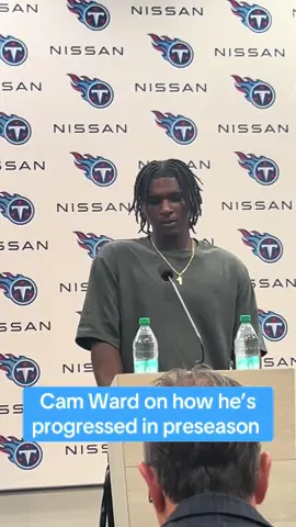 #Titans QB Cam Ward has improved his foot work a ton. #tennesseetitans #atozsports #camward #nfl 