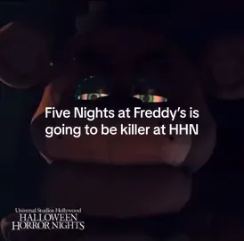 New Five Night’s at Freddy’s HHN commercial! We can’t wait!  #hhn #hhn2025 #hhnhollywood #hallowernhorrornights #fivenightsatfreddys 