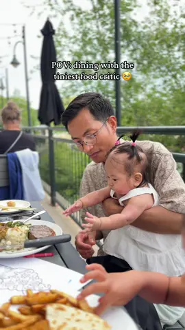 She said ‘sharing is caring’ 🥲 #dadlife #6monthsold #fatherhood 