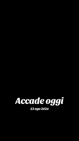#accadeoggi