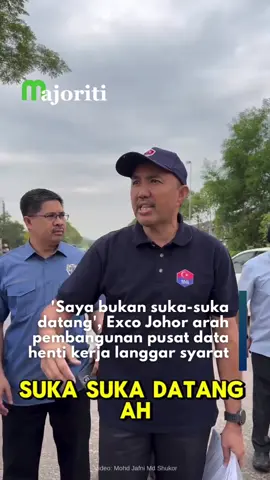 Datuk Mohd Jafni Md Shukor mengadakan lawatan mengejut ke tapak projek berkenaan pada Khamis. Klik link untuk artikel dan video penuh! #excojohor #projek #trendingnewsmalaysia #majoriti 