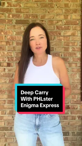 I tried deep carry with my PHLster Enigma Express for the first time and I was surprised  I expected discomfort and printing but instead found it to be very comfortable, even while sitting and bending. Concealment was better than I thought, and while the added bulk looks odd to me, I doubt anyone else would notice. The draw will take some practice since it feels different from my usual setup, but that will improve with training. PHLster’s deep carry video series on YouTube is a great resource that I plan to take advantage of. Overall, I would call this a promising start! #concealedcarry #deepconcealment #everydaycarry #phlster #enigmaexpress   