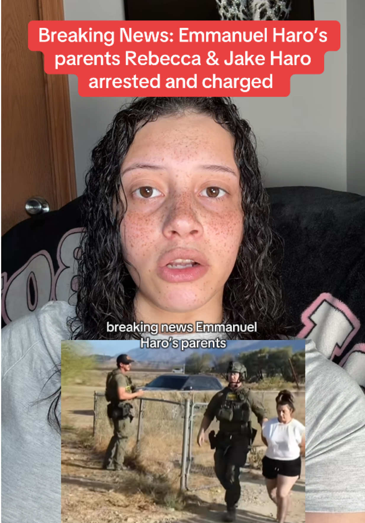 Breaking news on the Emmanuel Haro case. Jake and Rebecca Haro have both been arrested and charged #fypシ #breakingnews #emmanuelharo #viraltiktok #foryou 