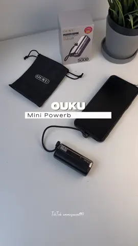 Mini powerbank @OUKU Malaysia ni baru lagi, sekarang ada promo, siap dapat mini pouch tau. * Harga boleh berubah ikut promosi  #OUKU #OUKUP75 #OUKUpowerbank #minipowerbank #powerbankfastcharging  
