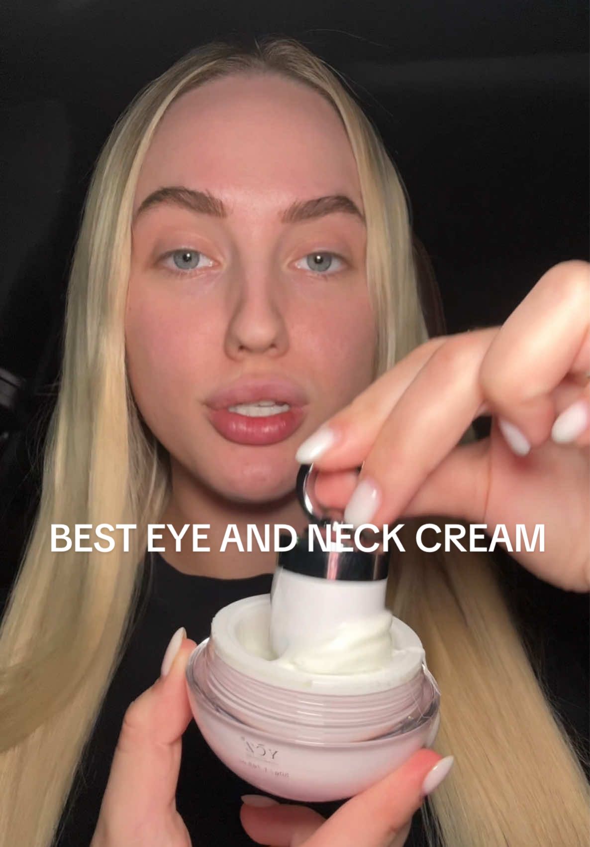 my favorite eye + neck cream with hexapeptide 8 🧴🫶🏼 #hexapeptide #wrinkles #firmingcream #eyecream #neckcream 