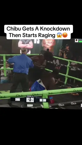 Chibu Gets A Knockdown Then Starts Raging 😱😡 #brandriskboxing #adinross #chibu #raud 