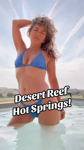 My very own private Hot Spring pool to soak in! Cell phones not allowed at the public pools. Very private, I love it here! #desertreefhotsprings #colorado #bikini #privacy #nopda