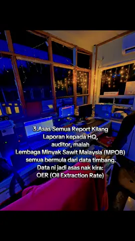 “Dalam industri sawit, setiap tandan segar yang melintasi jambatan timbang bukan sekadar angka — ia adalah nadi operasi. Tanpa data timbang yang telus, kilang kehilangan arah. Dari greder hingga ke pengurus, semua keputusan berpaksikan laporan timbang. Inilah pusat kawalan sebenar. #timbangsawit #fgvpalmindustriessdnbhd 