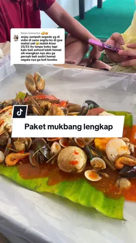 Membalas @🥰😍 halo kaka disini only 110 udah dapet 6 jenis Kerang,kepiting,udang cumi, bumbu saus sunda yang best fov, dan 2 nasi 2 es teh, 🔥🤗🤗 yukk cobain dulu 😍#promoseruweekend #promomakanmerdeka #kulinerlampung #metrolampung #kuliner #kuliner 