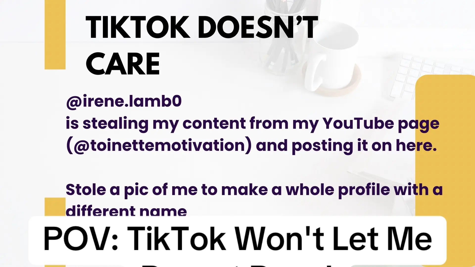 Theft of content #fyp #trending #christiantiktok 