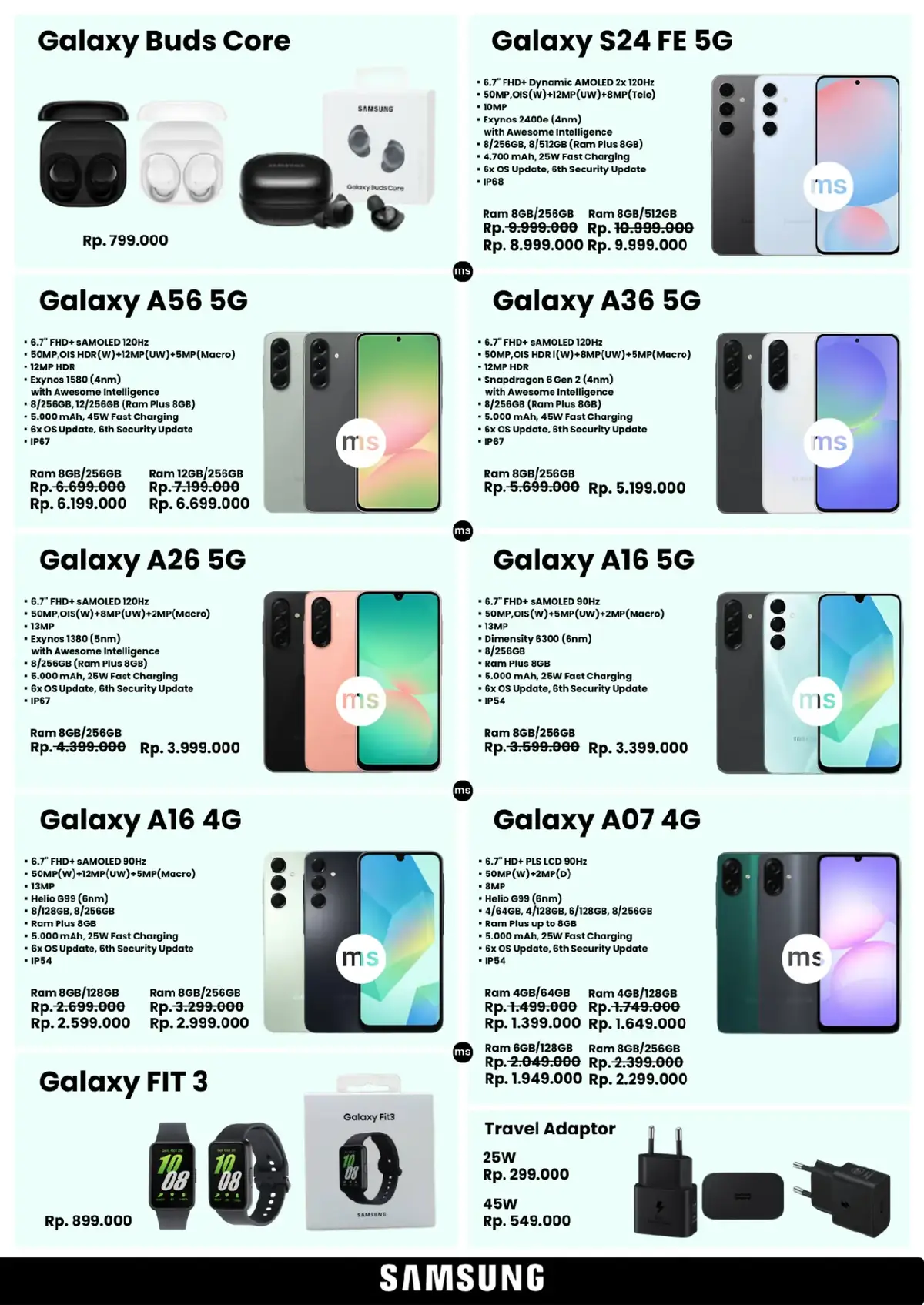 #galaxya07 #galaxya16 #galaxya165g #galaxya26 #galaxya36 