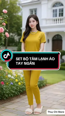 SET BỘ TĂM LẠNH ÁO TAY NGẮN QUẦN ÔM. #doboxinh #thoitrangnu #xuhuong #viral #thinhhanh 