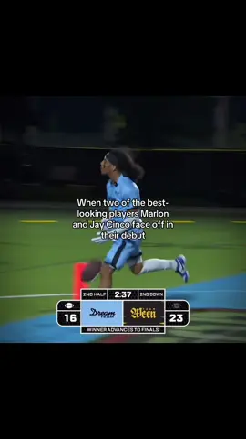 When two of the best-looking players Marlon and Jay Cincoface off in their debut #creatorleague #football #edit #marlon #jaycinco 
