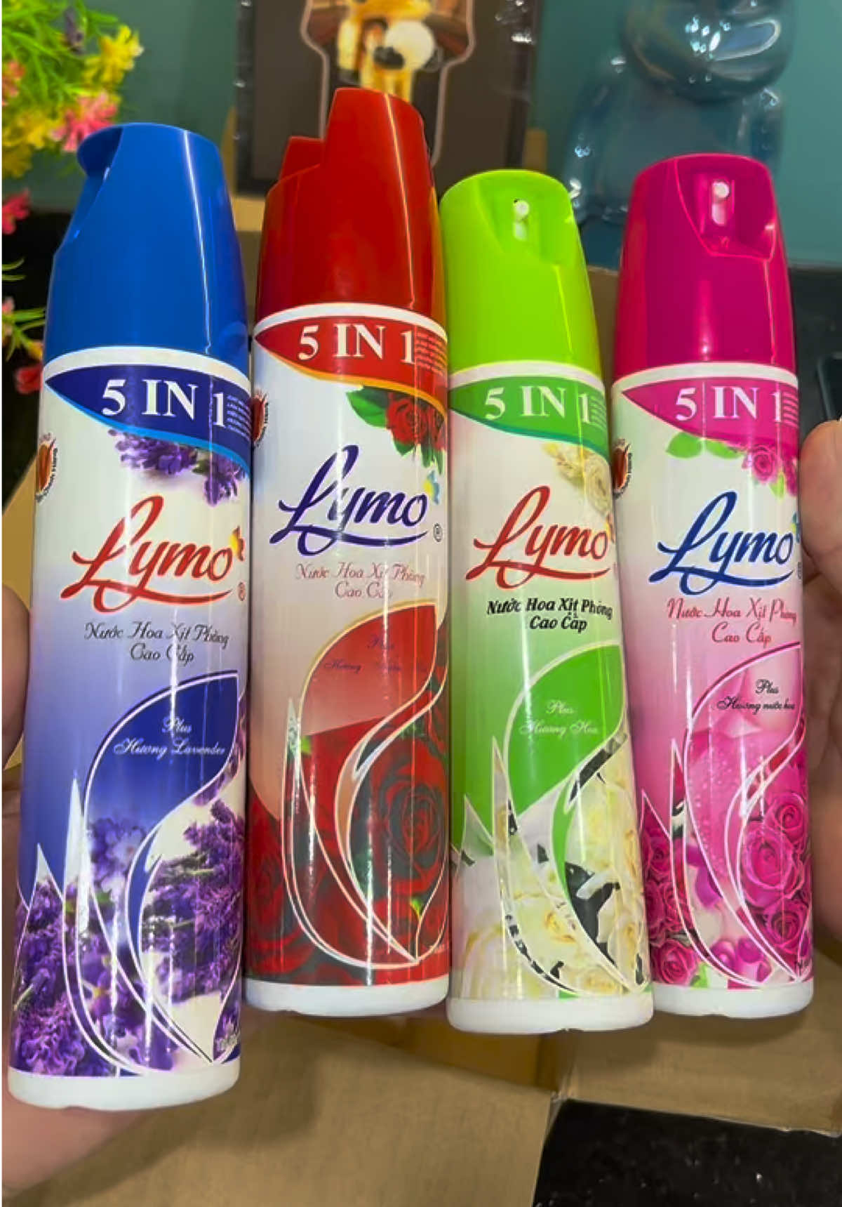 Combo 4 chai xịt phòng tinh dầu nước hoa Lymo #emkieutaphoa #xitphong #xitphonglymo #lymo #xitphongnuochoa