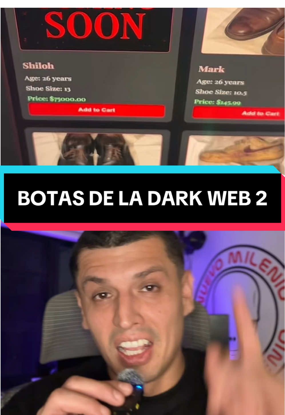 ACTUALIZACIÓN EN LAS BOTAS DE LA DARK WEB #nuevomilenio 