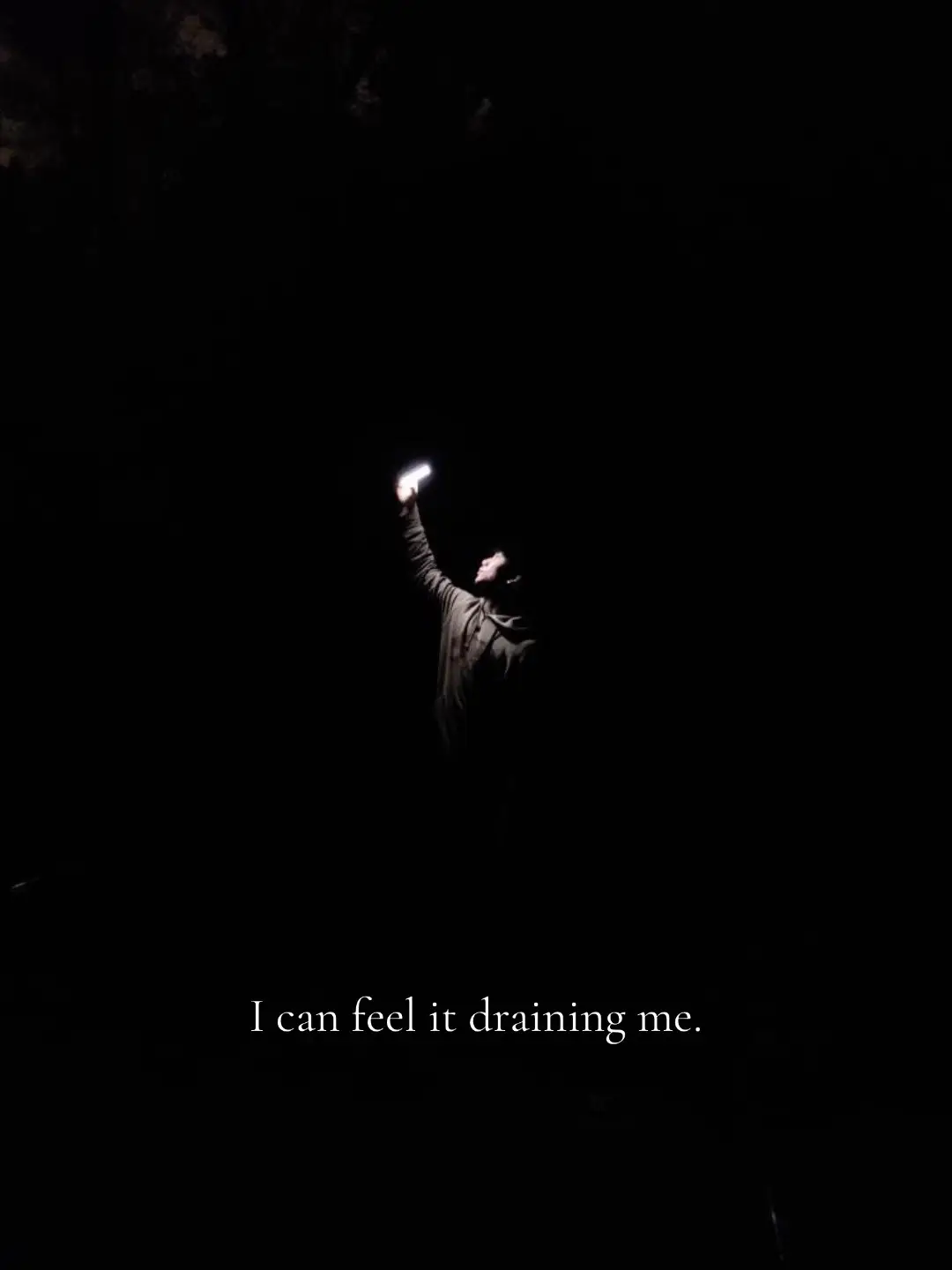 Such a simple saying but as it may pertain to a lot of things, this so called “draining” truly means in this case dedicated in the photo, the cellular device eating away at myself. As its brightness and risen up above me shows how I am always drawn to it and its light. But really its brought me down more than anything.  At least that is my depiction of draining… what is yours? Is there another force out there other than your phone? #fyp #viral #sirachar 