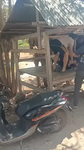 proses penangkapan DPO berinisial 