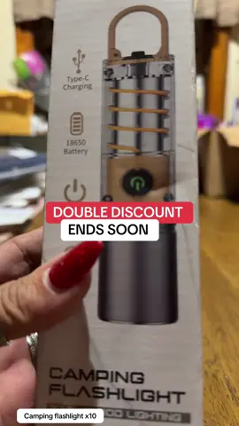 Camping flashlight x10 Trending products flash sale discount women's products women 30+ women 40+ #tiktokshoplabordaysale 