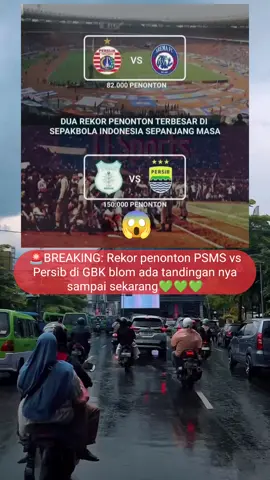 Breaking News !! #penontonterbanyak #sepakbola #persib #persija 