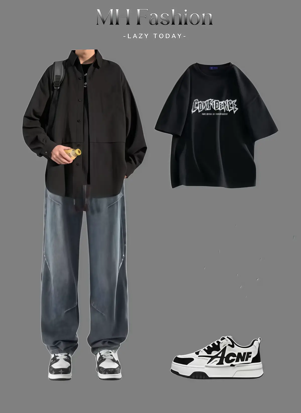 Phong cách thời trang trẻ trung đơn giản#xuhuong #trending #outfitnam #uotfit 