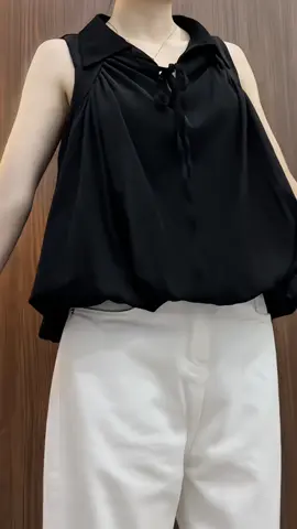 Áo kiểu dáng bồng sát nách Miho #aokieu #thoitrangnu #xuhuong 