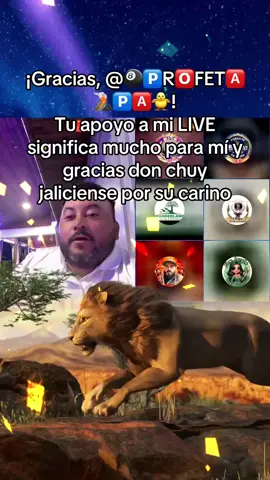 🎱🅿️R🅾️FET🅰️🌋🅿️🅰️🐥, gracias por tu valioso apoyo en mi LIVE. Seguiré esforzándome para crear contenido LIVE aún mejor.@🎱🅿️R🅾️FET🅰️🌋🅿️🅰️🐥 #tiktoklive #livehighlights #livegift #lion #león 
