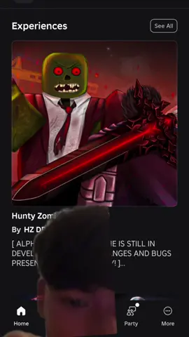 Game name : Hunty Zombies #cambodia #meme #justforfun #roblox #robloxcambodia🇰🇭💞 
