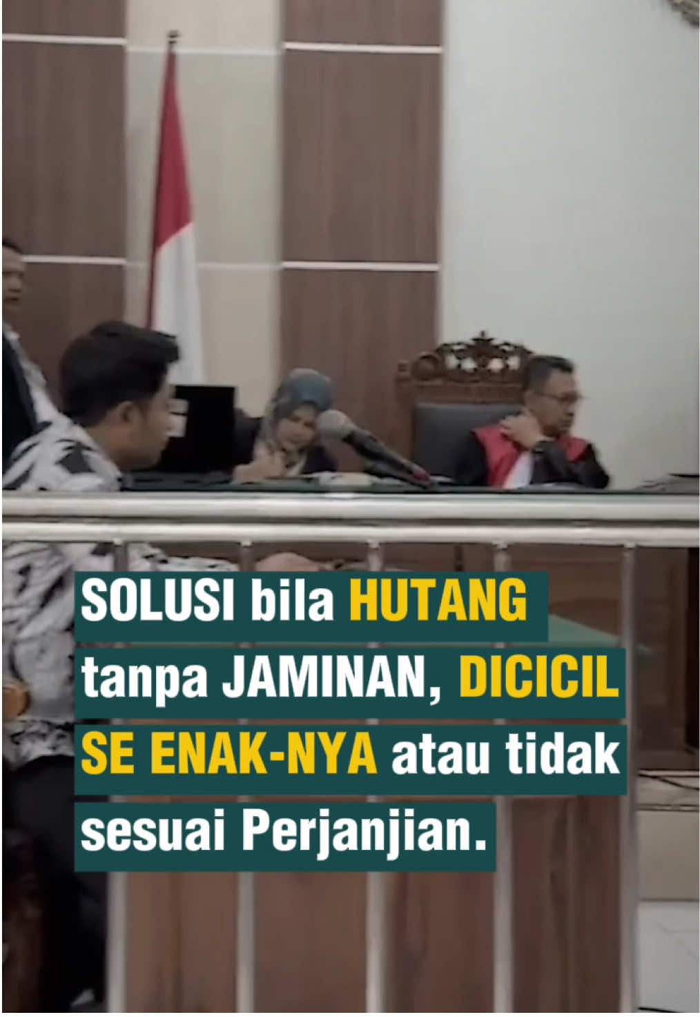 Hutang dicicil se enaknya, Gugat aja ke pengadilan sita Asetnya. #sitaaset #hutang #macet #wanprestasi #gugat 
