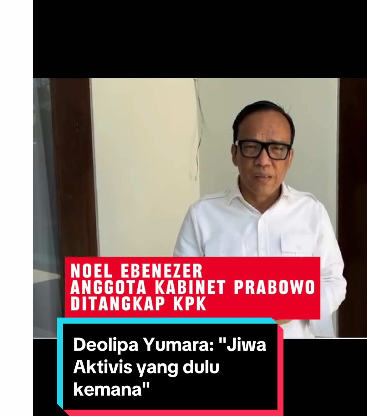Pengacara nyentrik, Deolipa Yumara menyayangkan penangkapan terhadap Noel Ebenezer oleh KPK. Deolipa mengatakan bahwa Noel adalah salah satu aktivis forkot yang kini menjabat sebagai wakil Menteri. Kata Deolipa ; Jiwa aktivis yang dulu kemana ini!. #noelebenezer #kpk #deolipayumara #fem #noelebenezer 