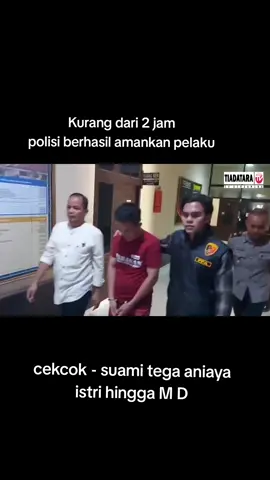 Kurang dari 2 jam polisi berhasil ringkus pelaku pembu nuh4n. 