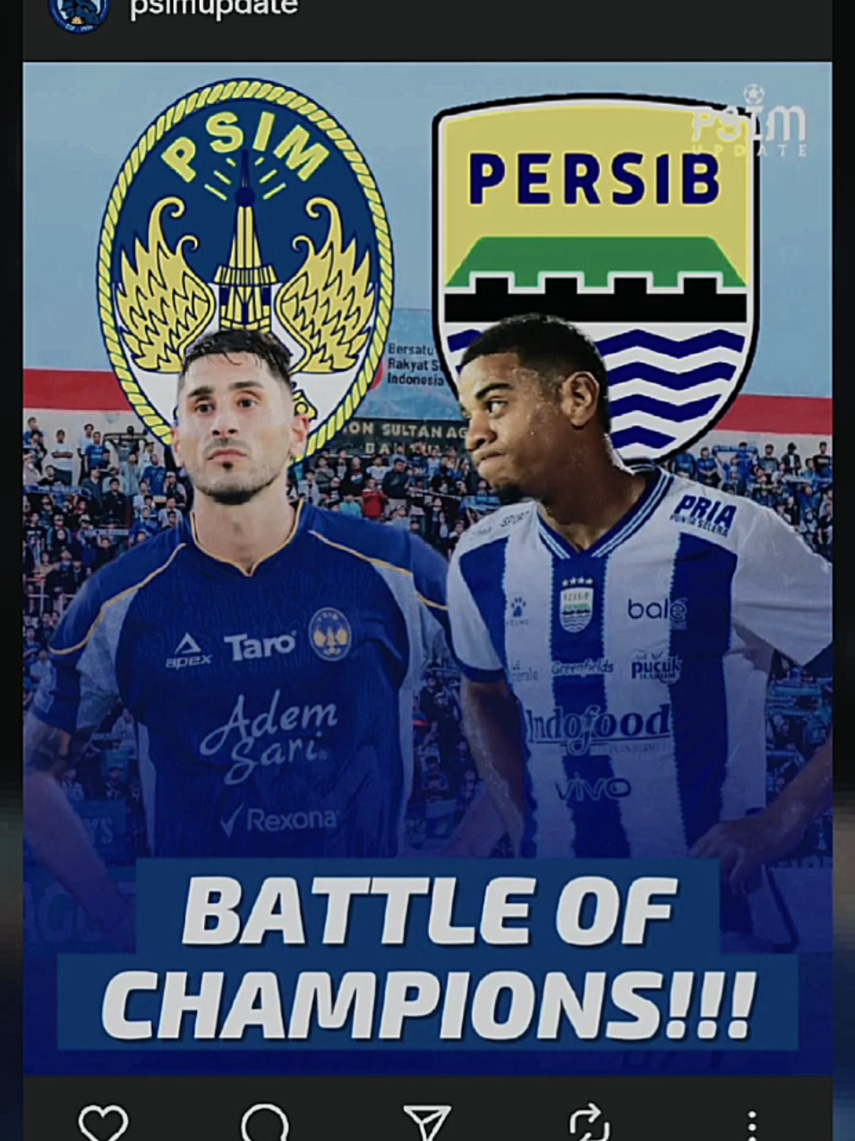 prediksi skornya guys? #psimjogjakarta💙 #laskarmataram #brajamusti #psimjogja #persibbandung 