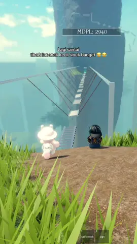 Tebak berapa kali dia jatoh? 😂 #roblox #robloxfyp #wargaroblox #robloxgames 