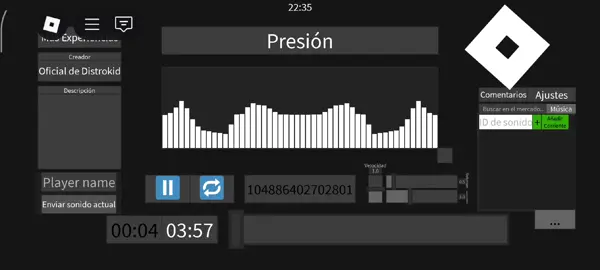 ID de música para Roblox. #musicaroblox #idroblox #boombox #musicaid #hardstyle 