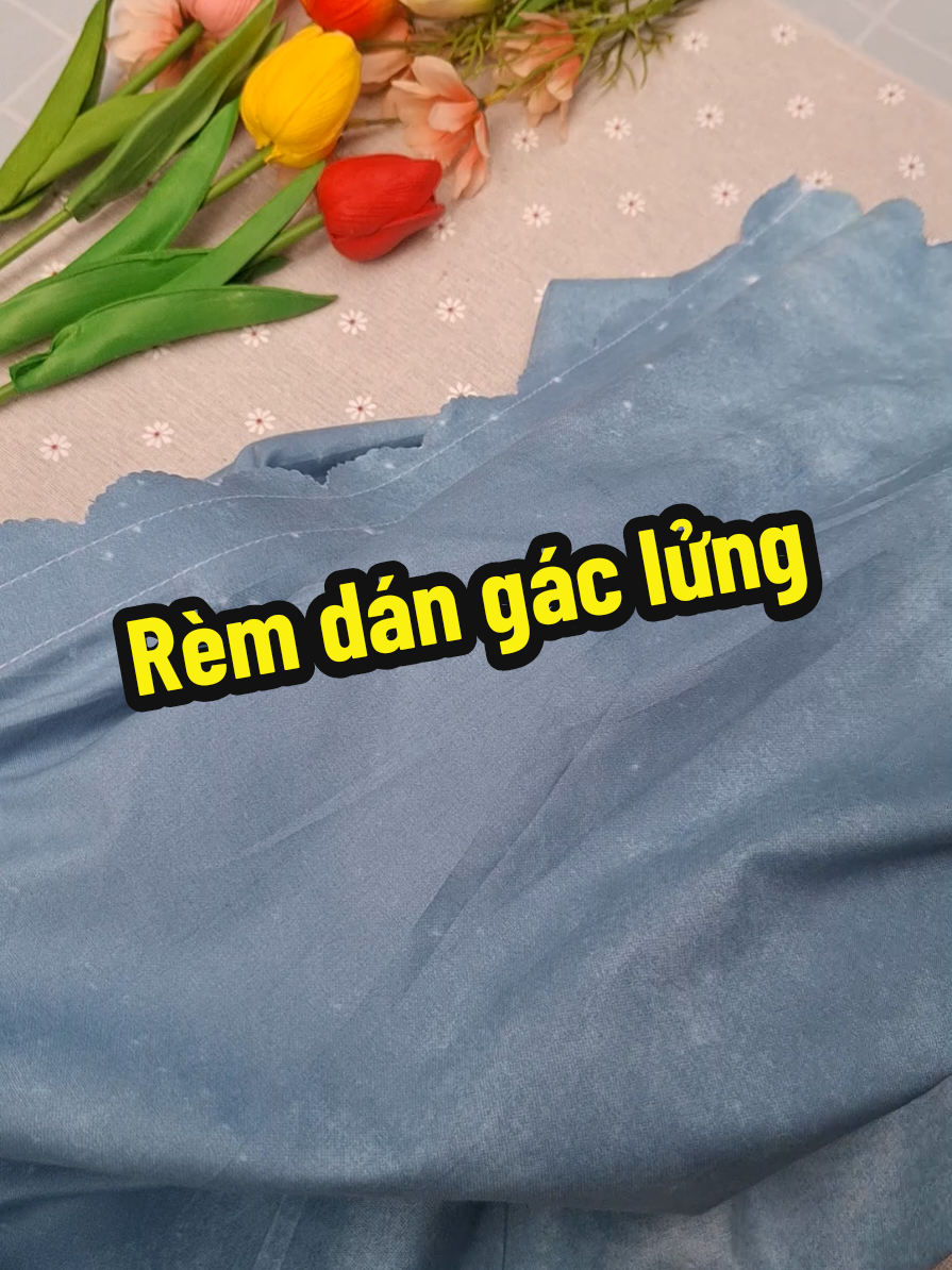 Rèm dán gác lửng phòng trọ, decor phòng đẹp mắt hơn, dán dễ dàng, tháo rèm giặt tiện lợi  @Mẹ bé Ri #remdangaclung  #meberi 